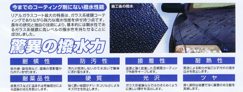 驚異の撥水力